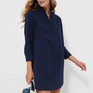 Pomander Place French Navy Blue Polly Shirt Dress Women’s Size Medium